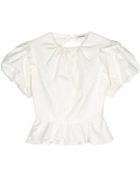 Parlor - Blouse Met Ruches - Lyst