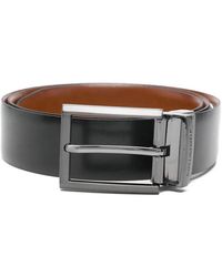 KARL LAGERFELD - Reversible Leather Belt - Lyst