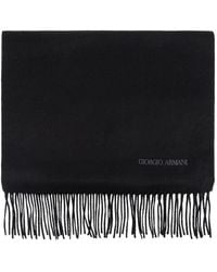 Giorgio Armani - Sciarpa Con Frange - Lyst