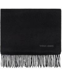 Giorgio Armani - フリンジ スカーフ - Lyst