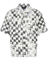 Represent - Camisa Pool Side A Cuadros - Lyst