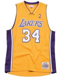 Mitchell & Ness - Nba Shaquille O'Neal 1999 Los Angeles Lakers Jersey - Lyst
