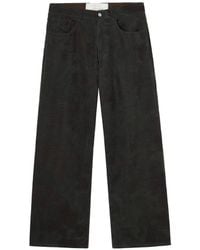 ERL - Pantalon Droit En Velours Côtelé - Lyst