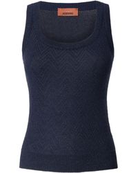 Missoni - Chevron-Pattern Sleeveless Top - Lyst