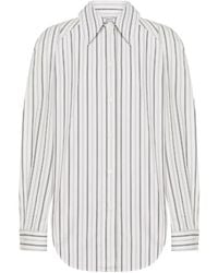Alberta Ferretti - Gestreept Overhemd - Lyst
