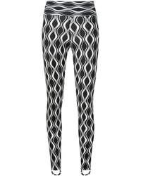 Amir Slama - Wave-Print High-Waisted Leggings - Lyst