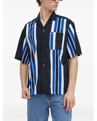 HUGO - ストライプ ショートスリーブ シャツ - Lyst