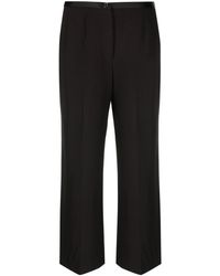 Khaite - Flared Cropped Trousers - Lyst