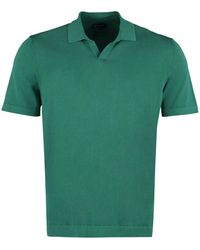 Drumohr - Cotton Polo Shirt - Lyst