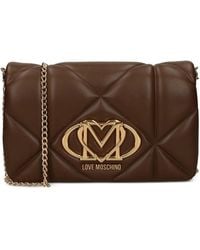 Love Moschino - Logo-Appliqué Crossbody Bag - Lyst