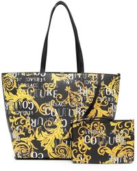 Versace Jeans Couture - Logo-print Tote Bag - Lyst