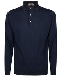 FILIPPO DE LAURENTIIS - Long-Sleeve Polo Shirt - Lyst