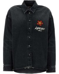 KENZO - X Futura 2000 Flower-Embroidered Shirt - Lyst