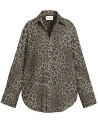 MC2 Saint Barth - Cristal Leopard-Print Shirt - Lyst