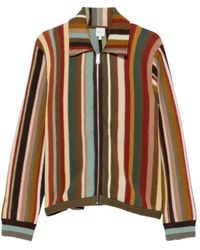Paul Smith - Striped Zip-Up Cardigan - Lyst