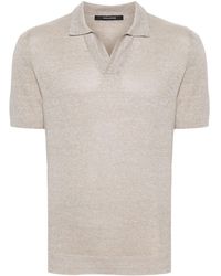 Tagliatore - Mélange-effect Polo Shirt - Lyst