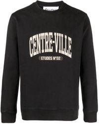 Etudes Studio - Story Centre Ville Organic Cotton Sweatshirt - Lyst