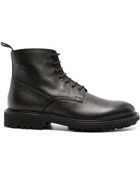 SCAROSSO - Thomas Lace-up Leather Boots - Lyst