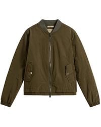 Woolrich - Bomberjack Met Geribbelde Manchetten - Lyst