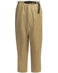 Comme des Garçons - Buckled Elasticated-Waist Trousers - Lyst