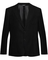 Dolce & Gabbana - Wool Single-Breasted Blazer - Lyst
