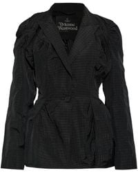 Vivienne Westwood - Cloud Ruched Check Blazer - Lyst