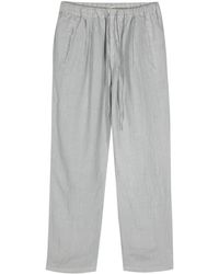 Massimo Alba - Linen Chambray Tapered Trousers - Lyst