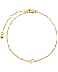 Monica Vinader - Initial P Chain Bracelet - Lyst