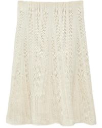 Dorothee Schumacher - Open-Knit Mini Skirt - Lyst
