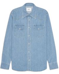 NN07 - Ricky Pocket Denim Shirt - Lyst