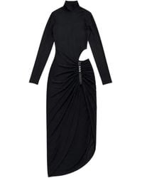 Amazuìn - Cut-Out Asymmetrical Maxi Dress - Lyst