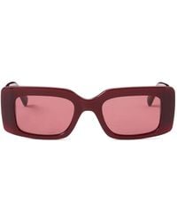 Sandro - Logo-Plaque Rectangle-Frame Sunglasses - Lyst