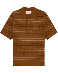 NN07 - Striped Short-Sleeve Polo Shirt - Lyst