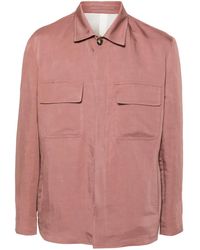Lardini - Hemdjacke Mit Klassischem Kragen - Lyst