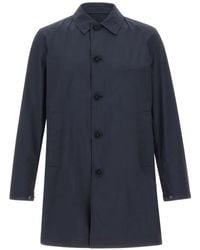 Woolrich - Button Front Coat - Lyst
