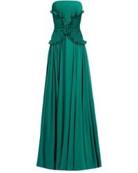 Elie Saab - Silk Maxi Dress - Lyst
