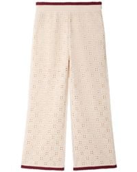 Sandro - Crochet-Knit Trousers - Lyst