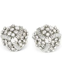 N°21 - Crystal-Embellished Clip-On Earrings - Lyst