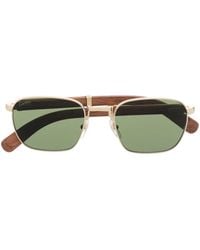 Cartier - カルティエ・アイウェア スクエアフレーム サングラス - Lyst