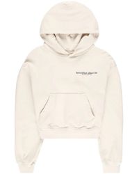 Sporty & Rich - Logo-Print Cotton Hoodie - Lyst
