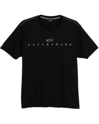 Paul & Shark - T-Shirt Met Logodetail - Lyst