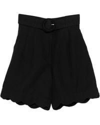 Scarlett Poppies - Basica Scalloped-Trim Shorts - Lyst