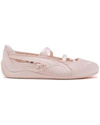 PUMA - Speedcat Straps Logo Ballet Flats - Lyst