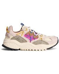 Flower Mountain - Yamabushi Floral-Appliqué Sneakers - Lyst