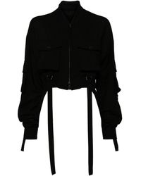 Yohji Yamamoto - Multi-pocket Cropped Jacket - Lyst