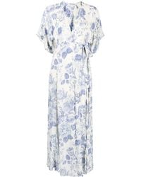 Reformation - Winslow Draped Wrap Dress - Lyst