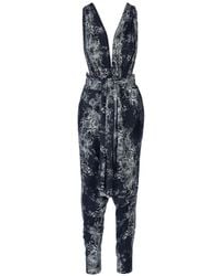 Tessitura Body Couture - Multiway Printed Jumpsuit - Lyst