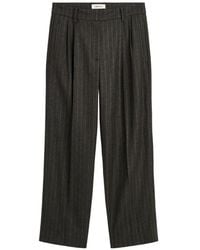 Skall Studio - Harry Pinstripe Pleated Trousers - Lyst
