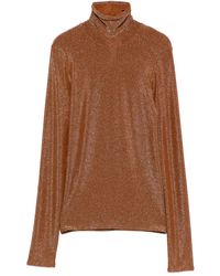 Forte Forte - Lurex Turtleneck Top - Lyst