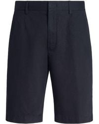 Zegna - Cotton Bermuda Shorts - Lyst